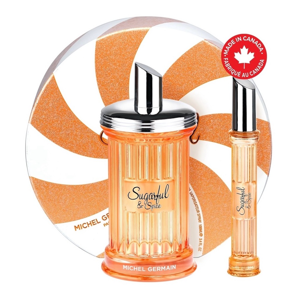 MICHEL GERMAIN SUGARFUL & SPICE ORANGE SCENT 100 ML & 10ML ROLLERBALL-BRAND NEW - Picture 2 of 14